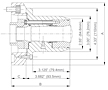 5C-D Dead Length Collet Chuck dwg